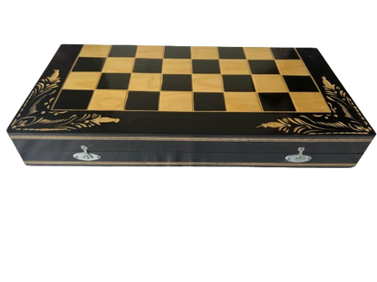 Chess and Backgammon - Black&White - XL size