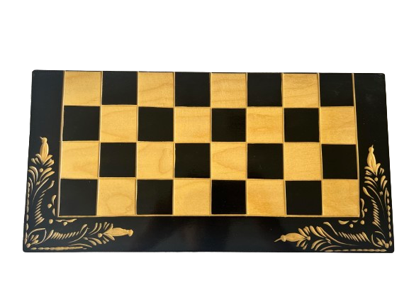 Chess and Backgammon - Black&White - XL size