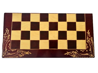 Chess and Backgammon - Red&White - XL size