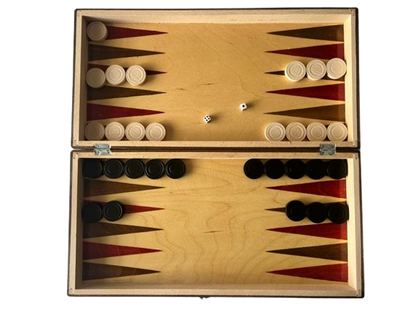 Chess and Backgammon - Black&White - L size