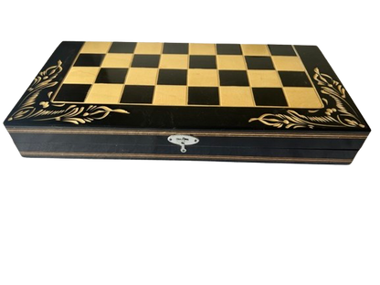 Chess and Backgammon - Black&White - L size